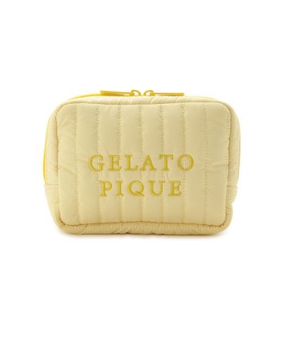 キルティングロゴポーチ