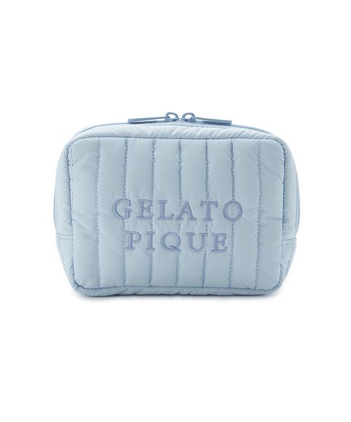 gelato pique ポーチ&ハンカチ キルティングロゴポーチ(508333401)|阪急百貨店公式通販サイト