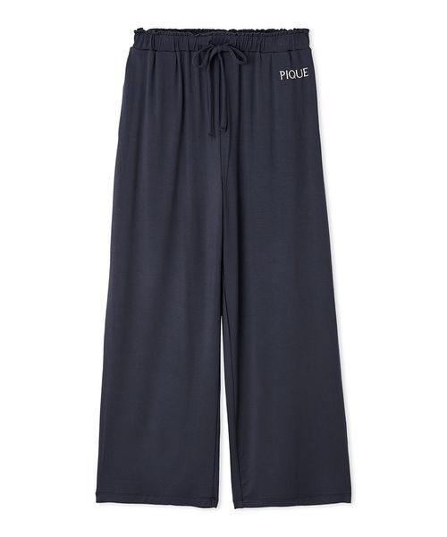 ラッピング済み】【接触冷感】レーヨンロゴロンT&8分丈パンツSET