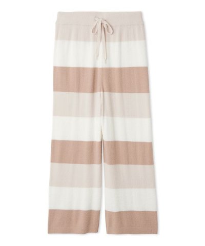 スムーズィーlite3ボーダー8分丈パンツ