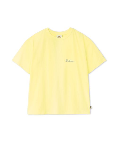 FRAYI. D 【FRAY I. D|Dickies】エンブロイダリーロゴTシャツ YEL F FRAYI. D 【FRAY I. D|Dickies】エンブロイダリーロゴTシャツ YEL F