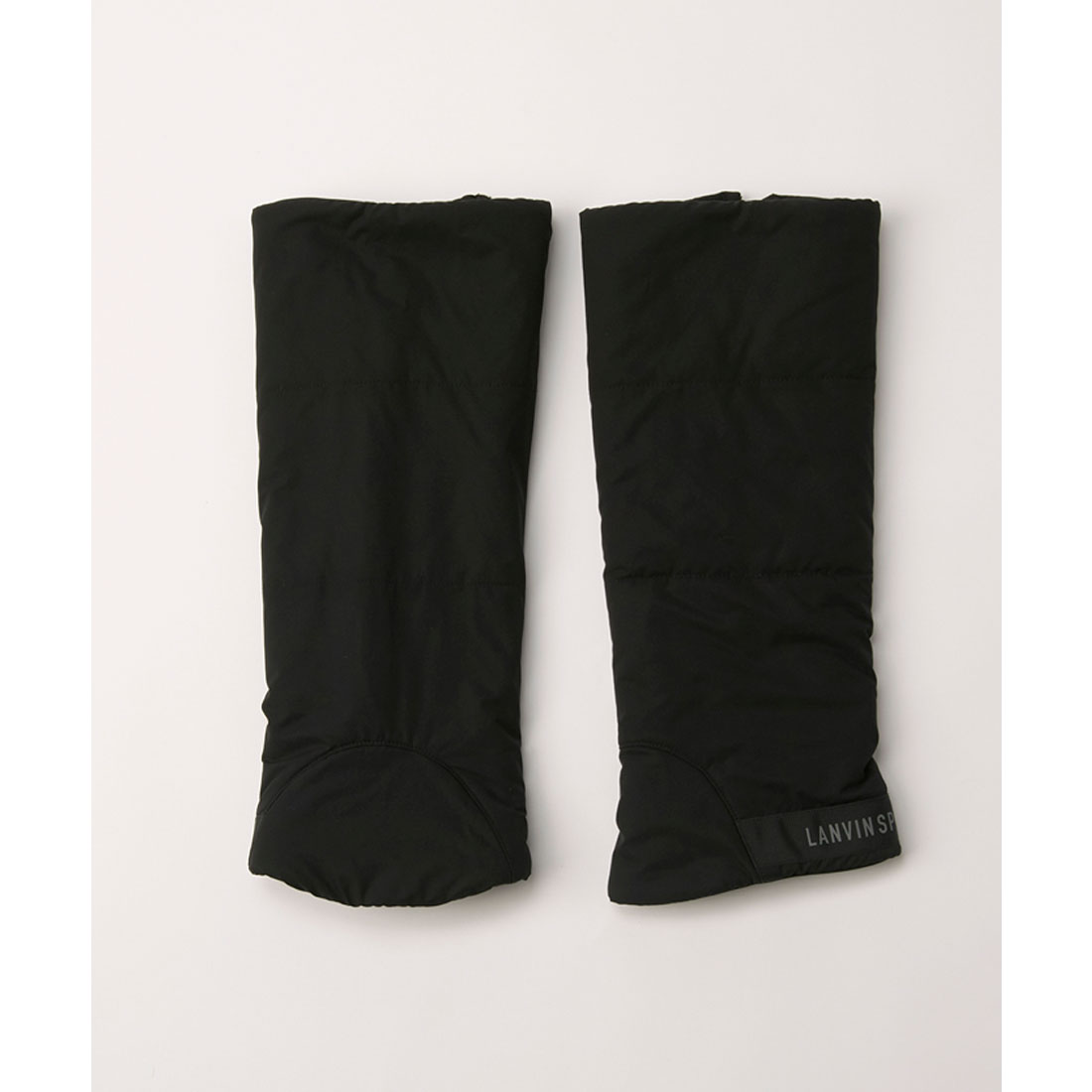 LANVINSPORT ランバン スポール LANVIN SPORT ロング丈レッグウォーマー ブラック F LANVINSPORT ランバン スポール LANVIN SPORT ロング丈レッグウォーマー ブラック F