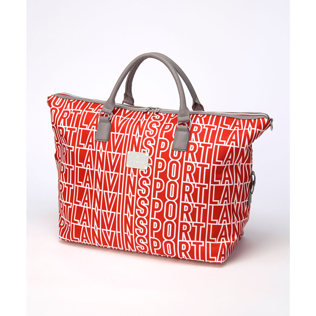 LANVINSPORT ランバン スポール LANVIN SPORT ロゴデザインボストンバッグ レッド F