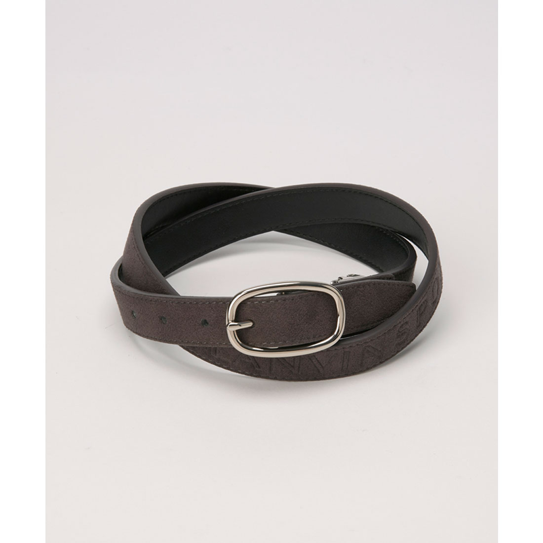 LANVINSPORT ランバン スポール LANVIN SPORT スエード調ベルト【サイズ調整可能】 チャコールグレー F LANVINSPORT ランバン スポール LANVIN SPORT スエード調ベルト【サイズ調整可能】 チャコールグレー F