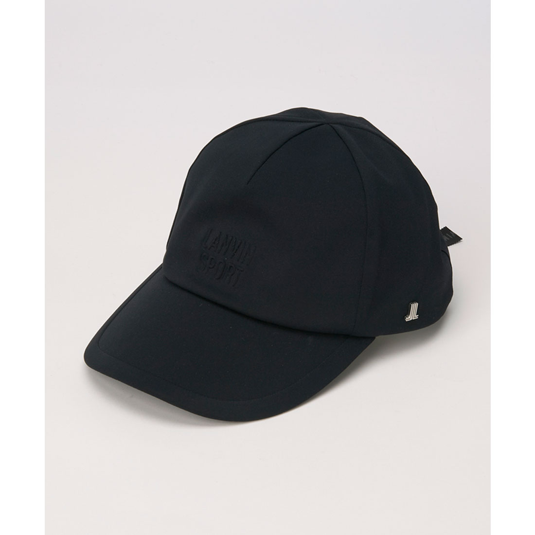 LANVINSPORT ランバン スポール LANVIN SPORT ロゴエンボスキャップ【リボン取り外 ブラック F LANVINSPORT ランバン スポール LANVIN SPORT ロゴエンボスキャップ【リボン取り外 ブラック F