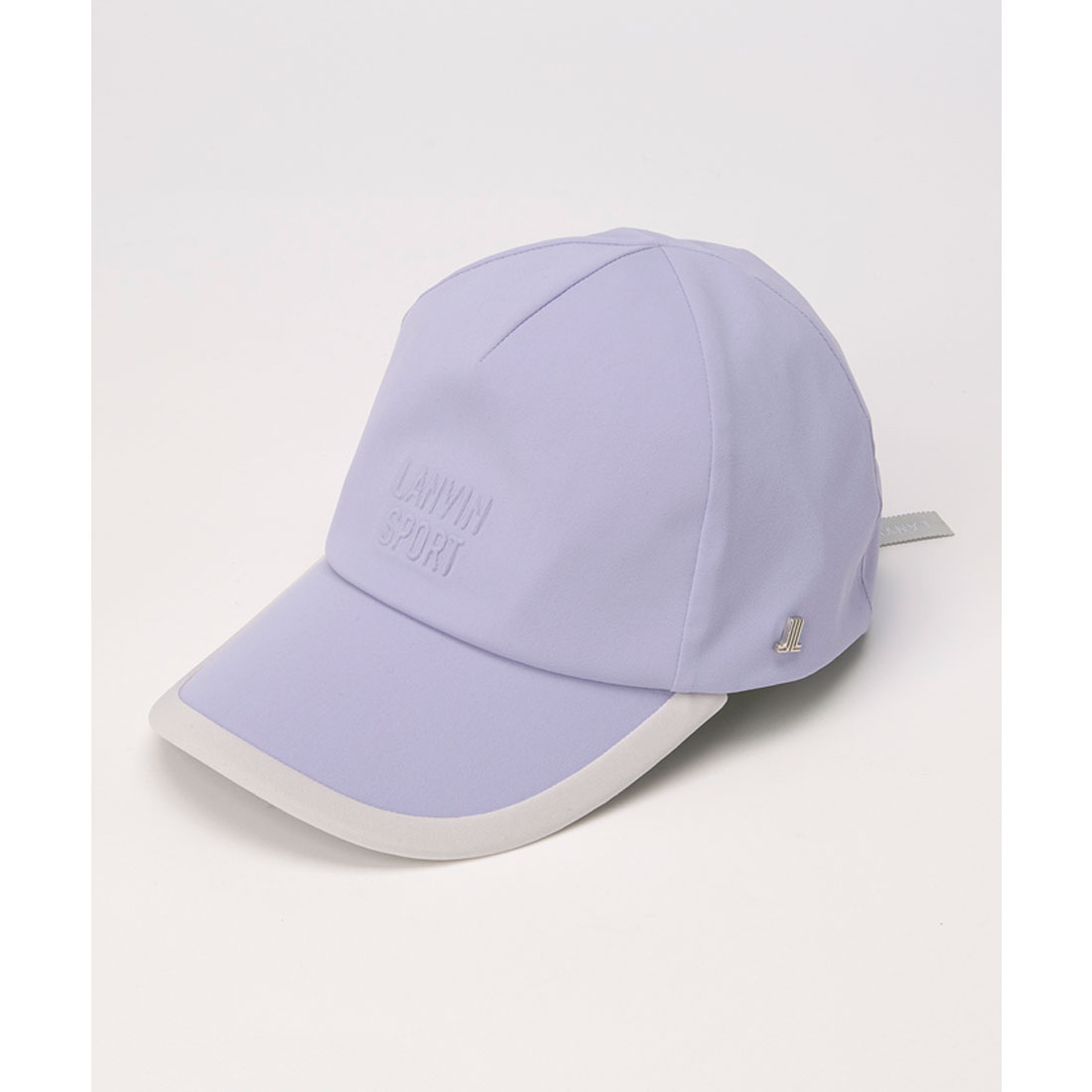 LANVINSPORT ランバン スポール LANVIN SPORT ロゴエンボスキャップ【リボン取り外 ブルー F LANVINSPORT ランバン スポール LANVIN SPORT ロゴエンボスキャップ【リボン取り外 ブルー F