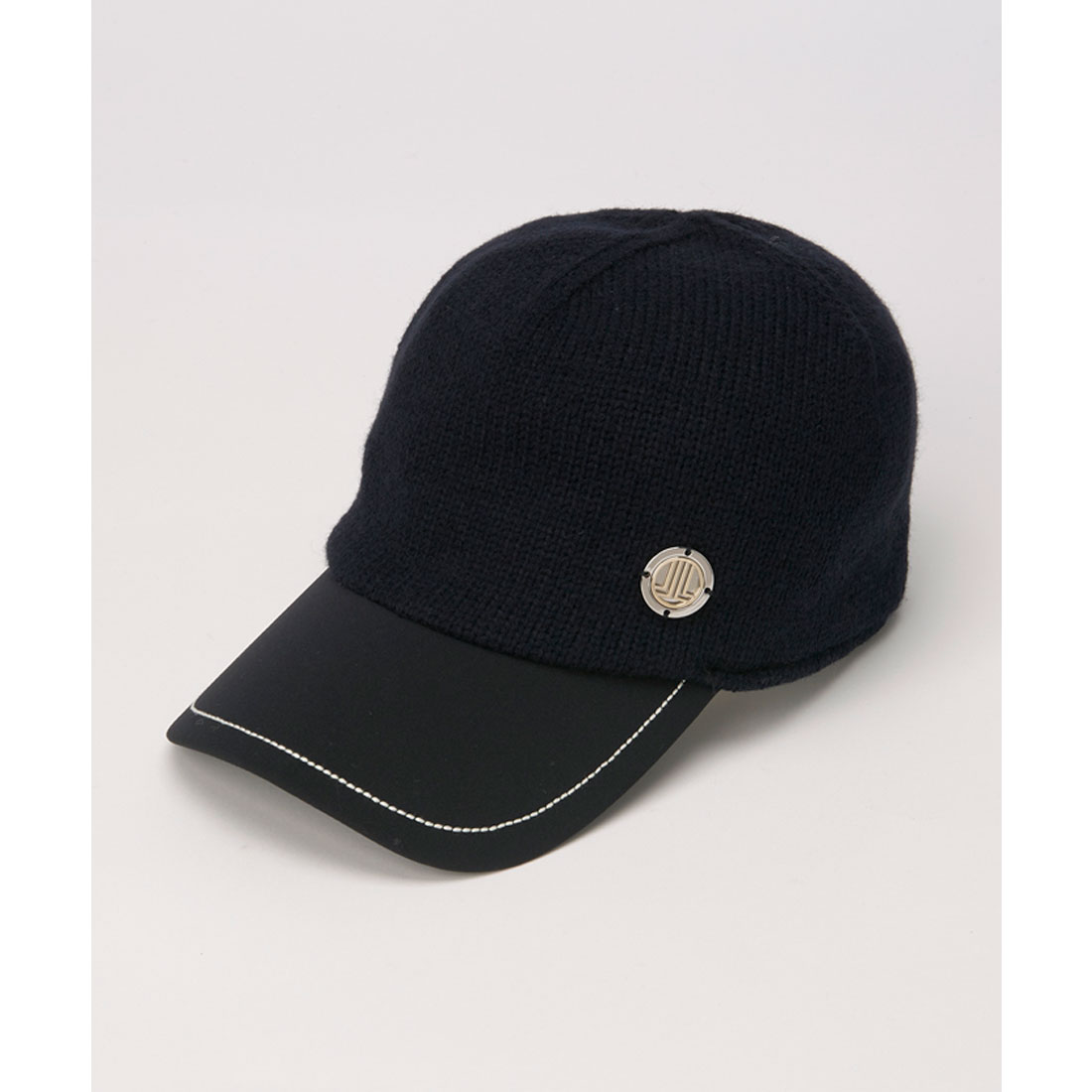 LANVINSPORT ランバン スポール LANVIN SPORT ツバ付きニットキャップ ネイビー F LANVINSPORT ランバン スポール LANVIN SPORT ツバ付きニットキャップ ネイビー F