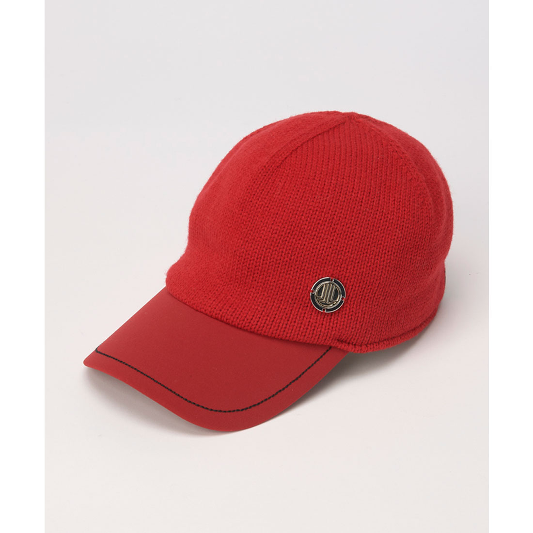 LANVINSPORT ランバン スポール LANVIN SPORT ツバ付きニットキャップ レッド F LANVINSPORT ランバン スポール LANVIN SPORT ツバ付きニットキャップ レッド F