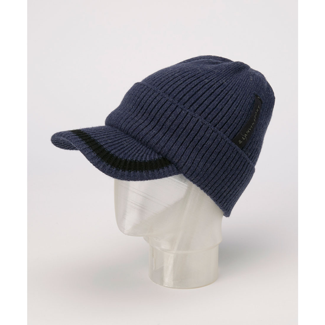 LANVINSPORT ランバン スポール LANVIN SPORT ツバ付ニットキャップ ブルー F