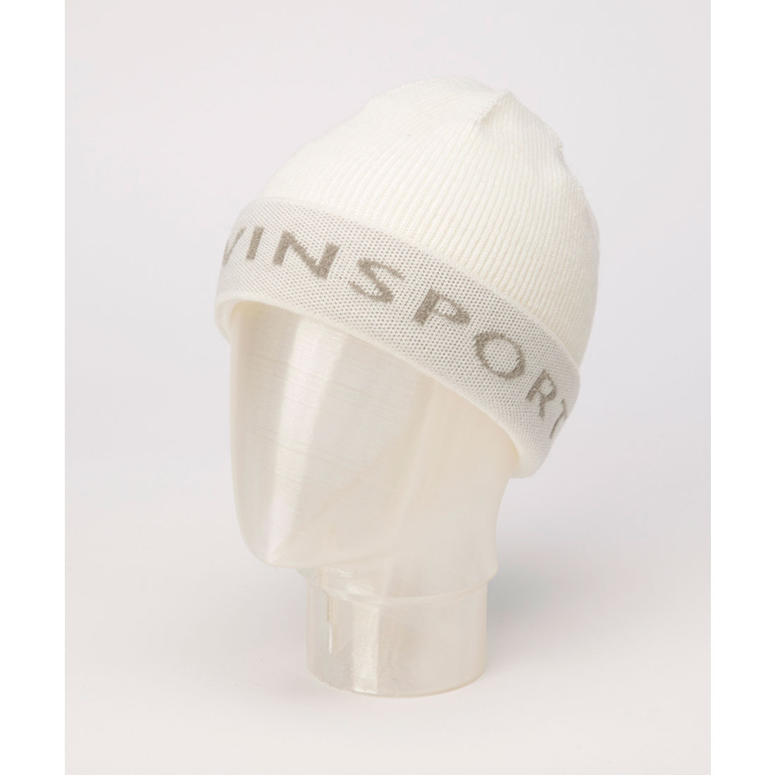 LANVINSPORT ランバン スポール LANVIN SPORT ロゴデザインニットワッチ ホワイト F LANVINSPORT ランバン スポール LANVIN SPORT ロゴデザインニットワッチ ホワイト F