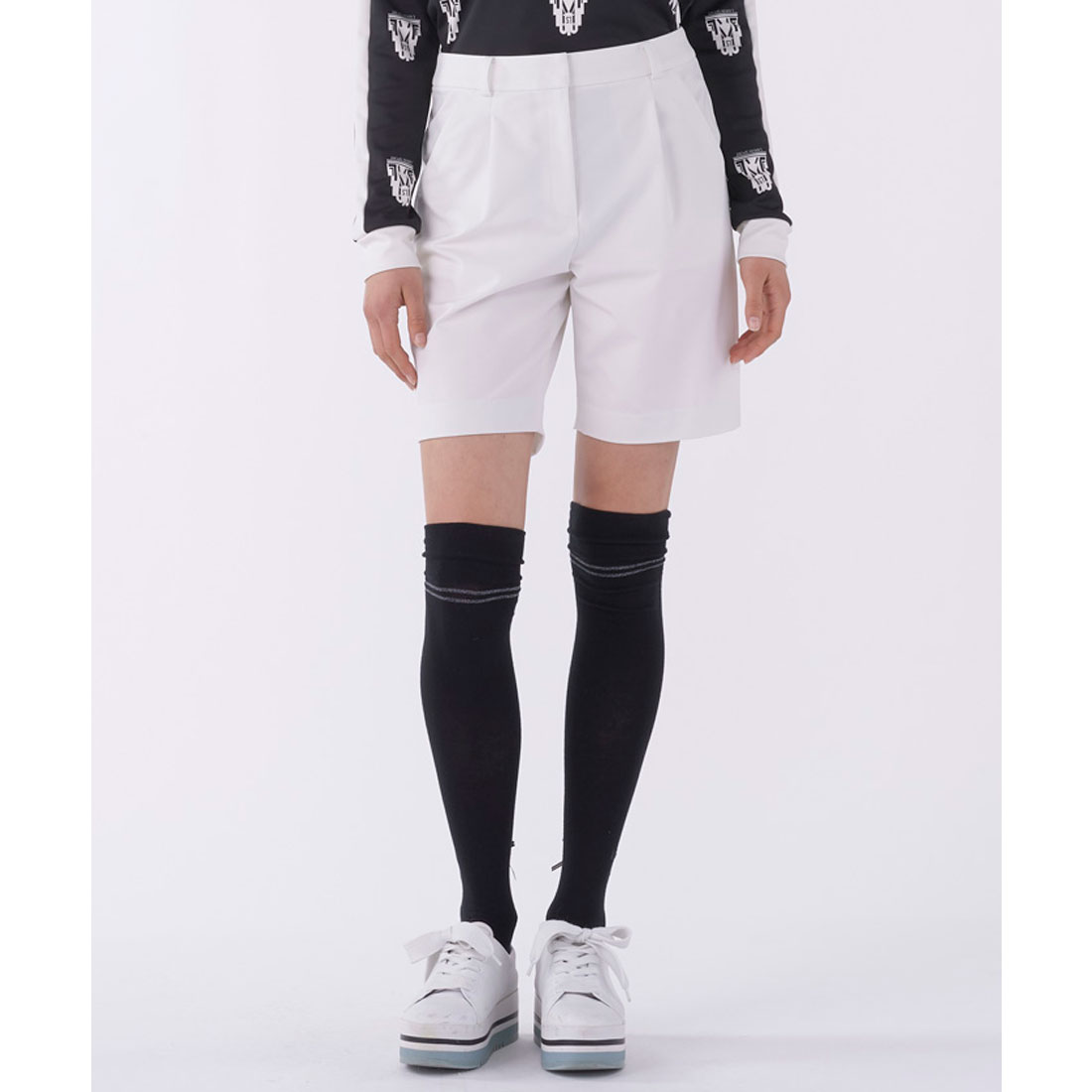 LANVINSPORT ランバン スポール LANVIN SPORT ショートパンツ【はっ水/蓄熱保温/ ホワイト 38