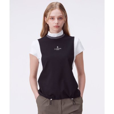 ランバン スポール LANVIN SPORT モックネック半袖シャツ