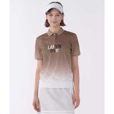 ランバン スポール LANVIN SPORT グラデーションプリント半袖ポロシャ