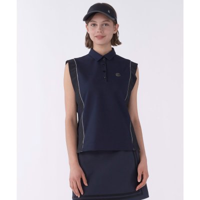 ランバン スポール LANVIN SPORT 異素材MIXノースリーブシャツ【U