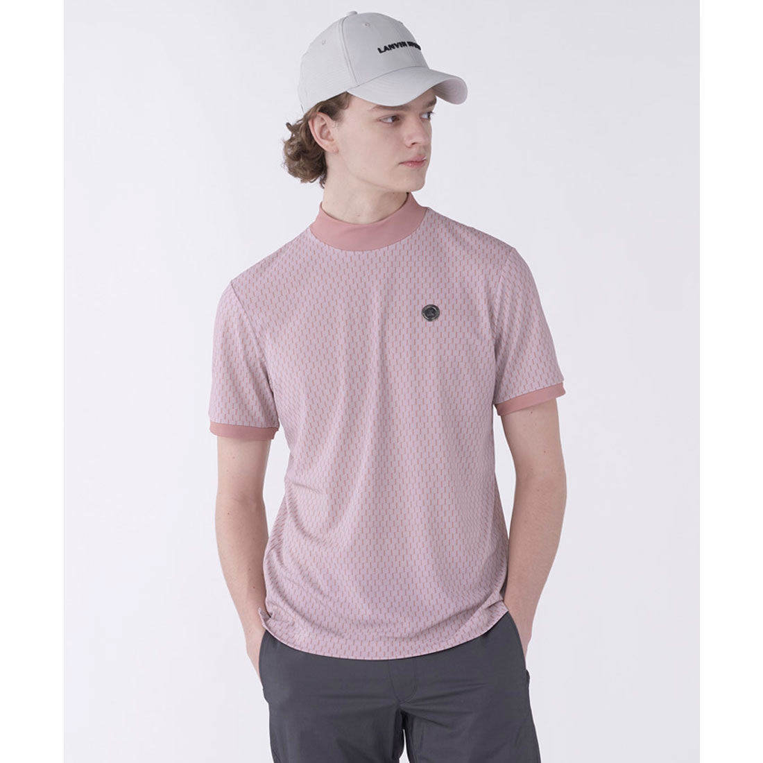 ランバンスポール　ゴルフ　マフラー　ピンク　ホワイト 公式】 ランバン スポール | LANVIN SPORT