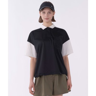 ランバン スポール LANVIN SPORT ブロッキング半袖シャツ【UV/2W