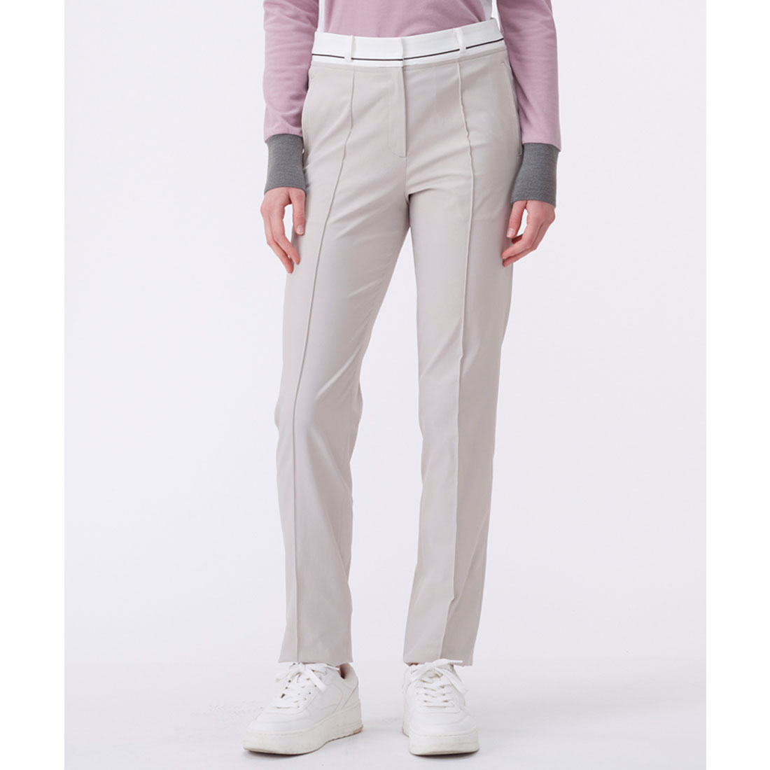LANVIN SPORT ランバンスポール ストレッチパンツ 総柄 サイズ38 ランバン スポール LANVIN SPORT スリムストレートパンツ