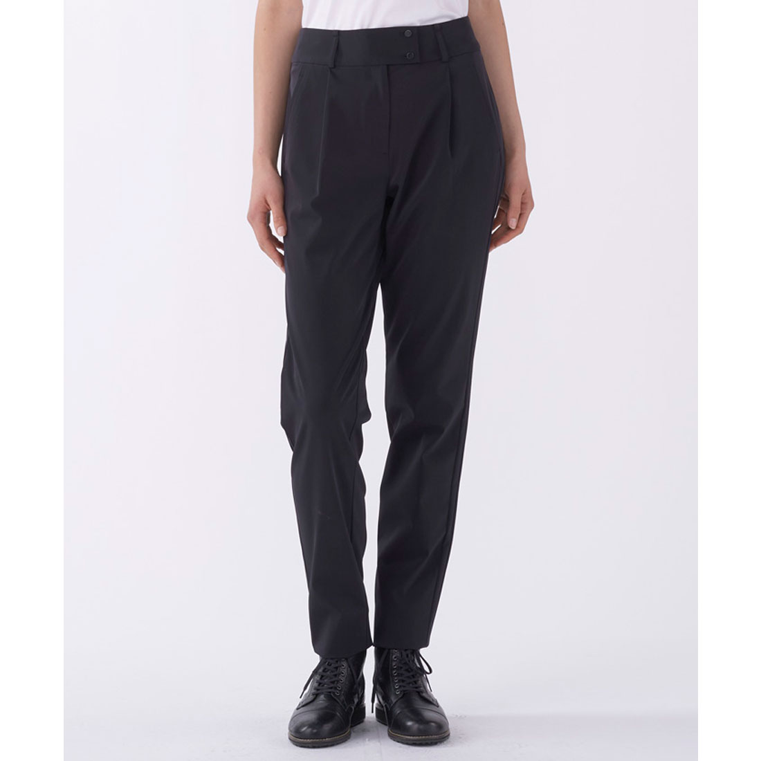 LANVINSPORT ランバン スポール LANVIN SPORT テーパードパンツ【2WAYストレッ ブラック 42 LANVINSPORT ランバン スポール LANVIN SPORT テーパードパンツ【2WAYストレッ ブラック 42