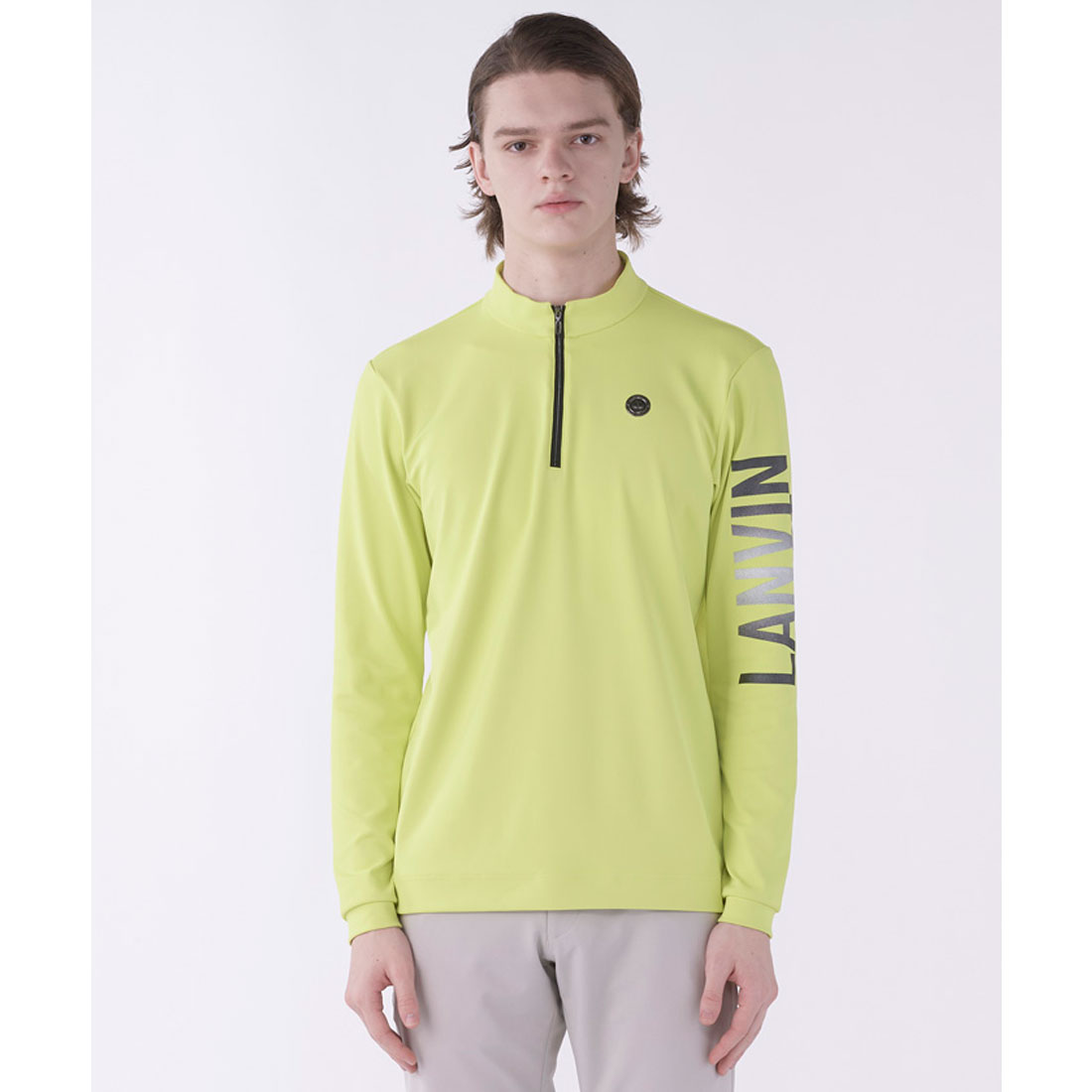 ランバン スポール LANVIN SPORT スタンドハーフジップ長袖