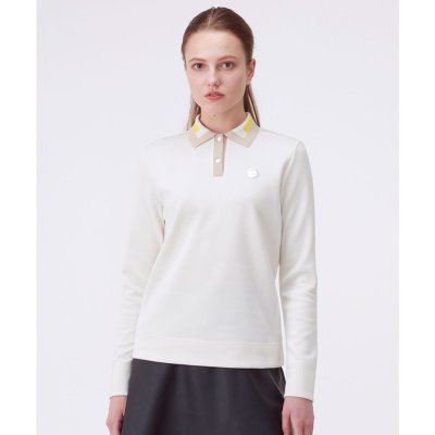 ランバン スポール LANVIN SPORT カノコダンボール長袖ポロシャツ【U