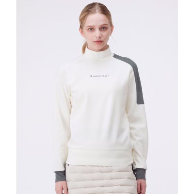ランバン スポール LANVIN SPORT ブロッキングデザイン長袖ハイネック