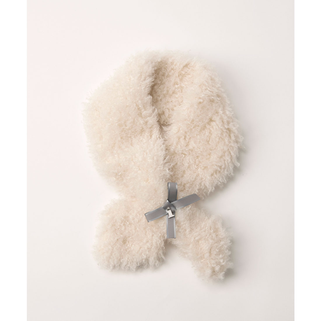 ランバン スポール LANVIN SPORT フェイクファーマフラー【保温