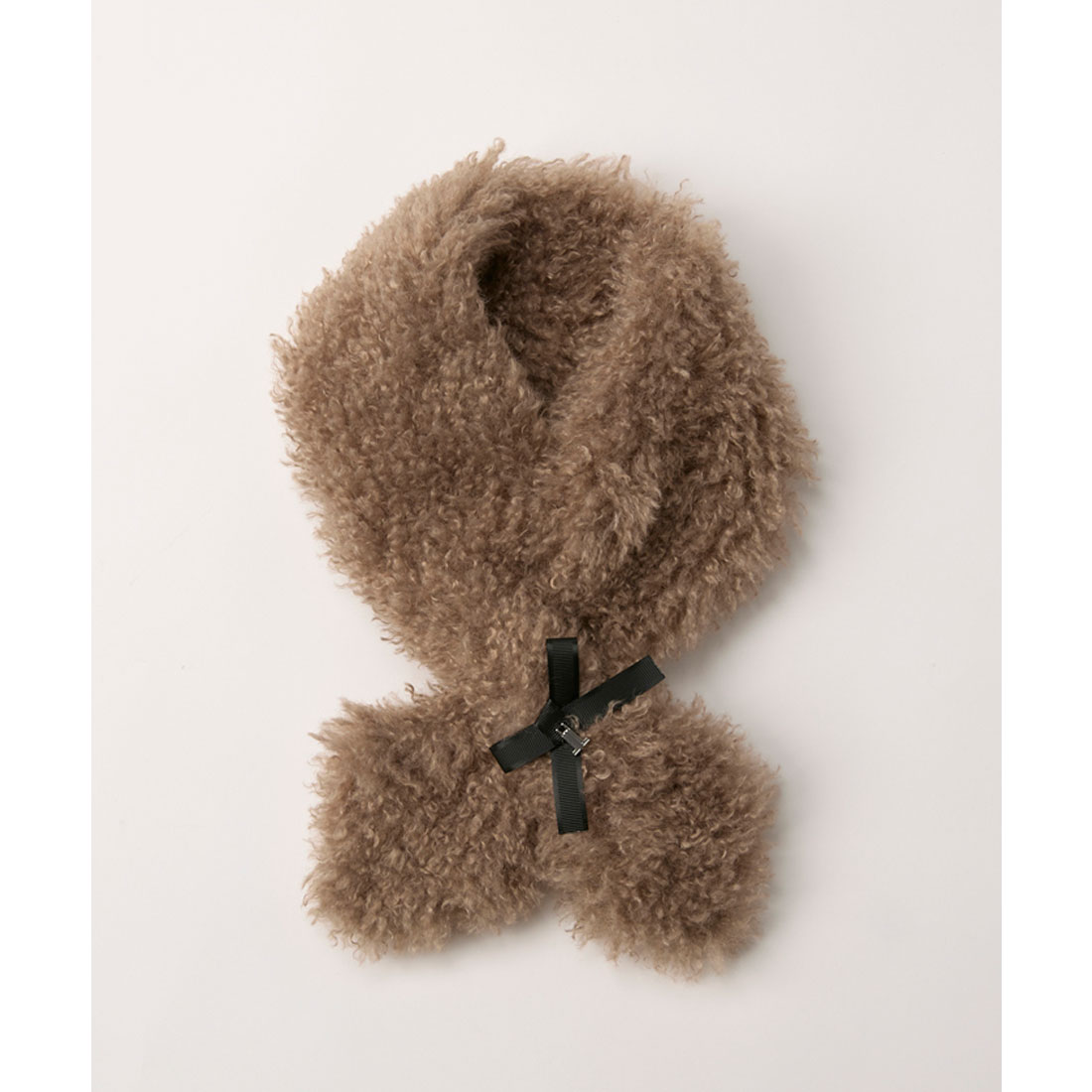 ランバン スポール LANVIN SPORT フェイクファーマフラー【保温