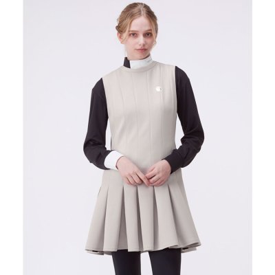 ランバン スポール LANVIN SPORT タックワンピース【UV/吸汗】