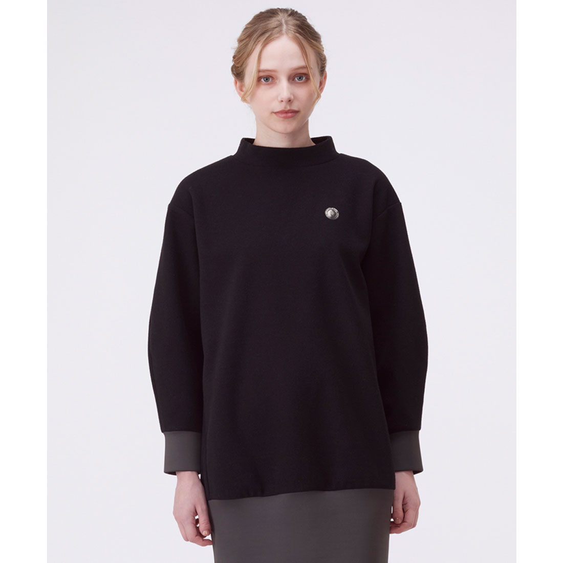 LANVINSPORT ランバン スポール LANVIN SPORT コクーンシルエットワンピース【2W ブラック 38 LANVINSPORT ランバン スポール LANVIN SPORT コクーンシルエットワンピース【2W ブラック 38