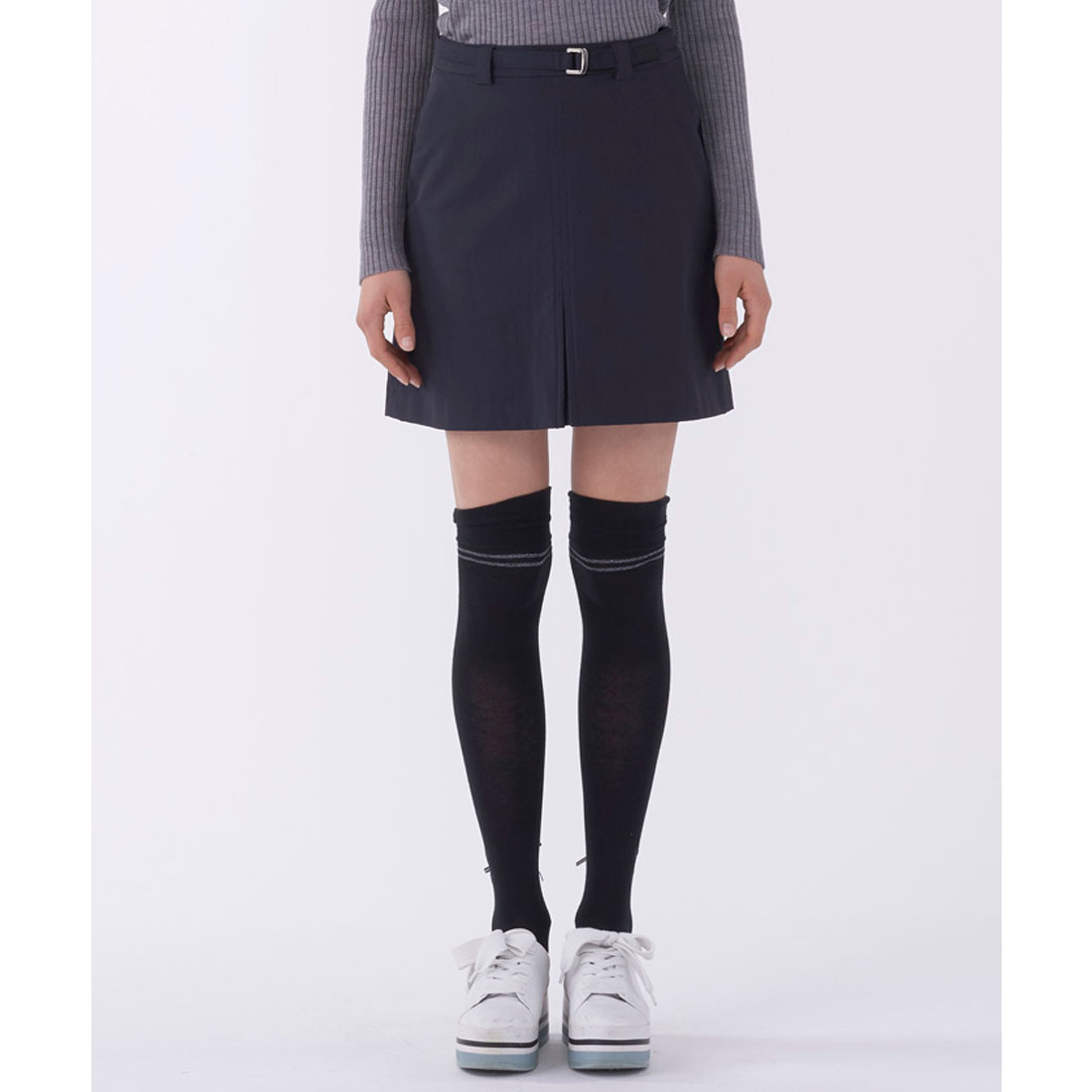 ランバン スポール LANVIN SPORT Aライン長め丈スカート【蓄熱