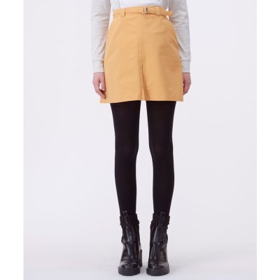 ランバン スポール LANVIN SPORT Aライン長め丈スカート【蓄熱保温/