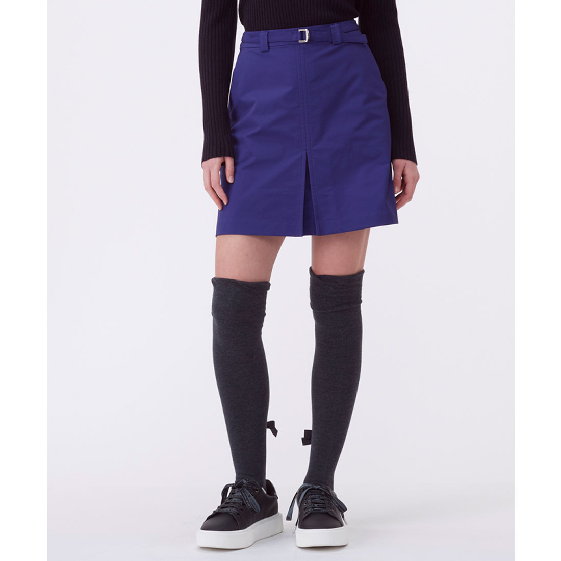 LANVINSPORT ランバン スポール LANVIN SPORT Aライン長め丈スカート【蓄熱保温/ パープル 38 LANVINSPORT ランバン スポール LANVIN SPORT Aライン長め丈スカート【蓄熱保温/ パープル 38