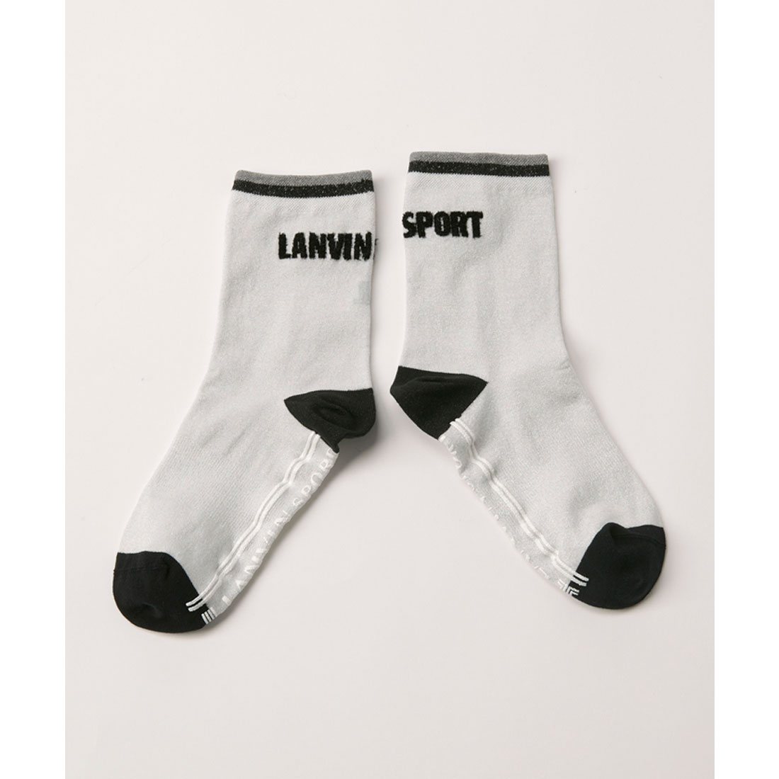 ランバン スポール LANVIN SPORT ミドル丈ラメソックス【返品