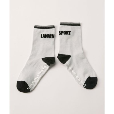ランバン スポール LANVIN SPORT ミドル丈ラメソックス【返品不可商品