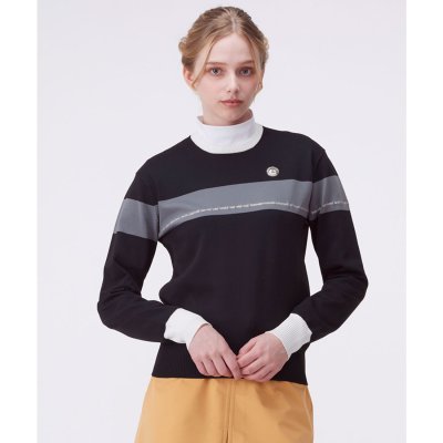 ランバン スポール LANVIN SPORT ポリエステルクルーネックニット