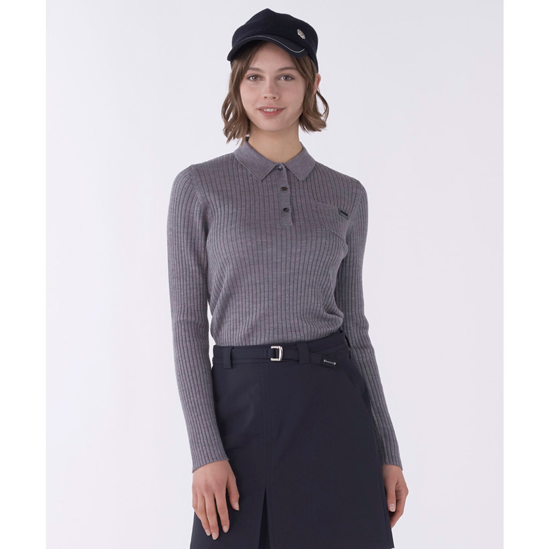 イタリア製 LANVIN ランバン ニットポロシャツ ウール シルク カシミヤ イタリア製 LANVIN ランバン ニットポロシャツ ウール シルク