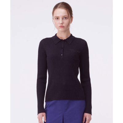 ランバン スポール LANVIN SPORT ニット長袖ポロシャツ