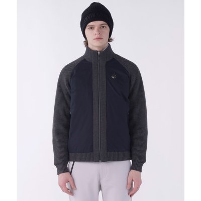 ランバン スポール LANVIN SPORT ニットハイブリッド中わたブルゾン【