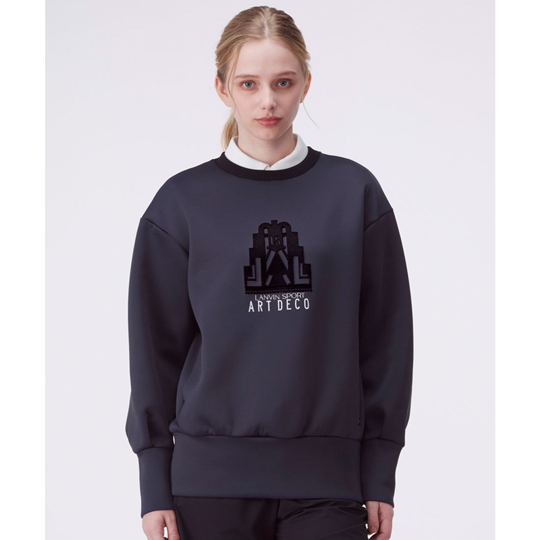 LANVINSPORT ランバン スポール LANVIN SPORT 【アールデコ100周年】ダンボール ネイビー 42 LANVINSPORT ランバン スポール LANVIN SPORT 【アールデコ100周年】ダンボール ネイビー 42