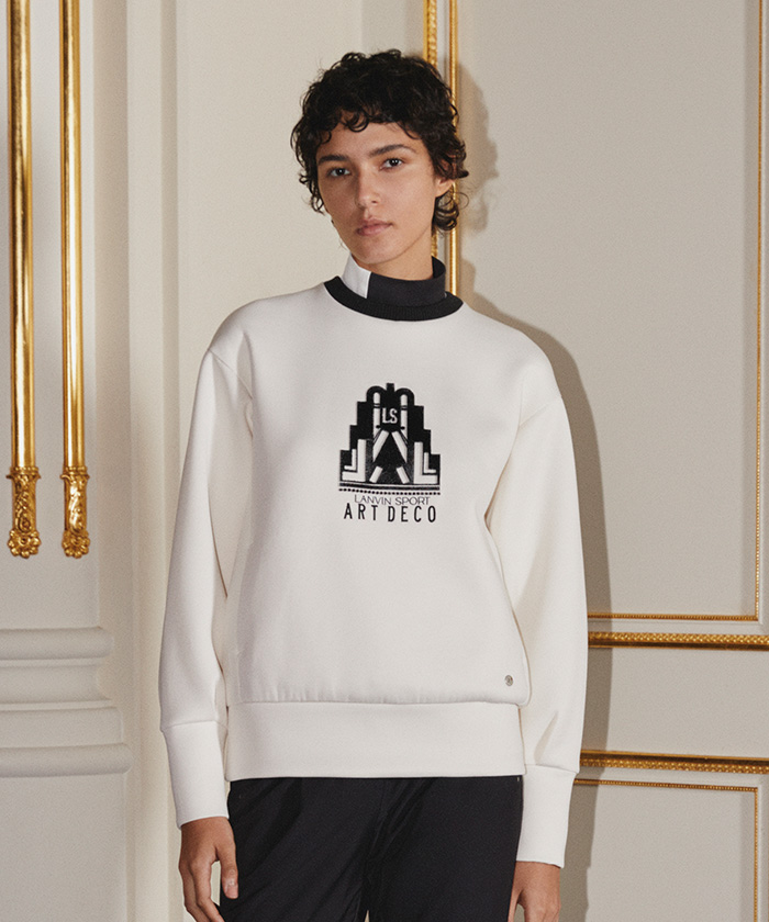 LANVINSPORT ランバン スポール LANVIN SPORT 【アールデコ100周年】ダンボール ホワイト 42 LANVINSPORT ランバン スポール LANVIN SPORT 【アールデコ100周年】ダンボール ホワイト 42