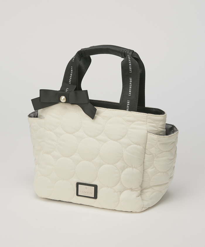 LANVINSPORT ランバン スポール LANVIN SPORT キルティングデザインカートバッグ ホワイト F LANVINSPORT ランバン スポール LANVIN SPORT キルティングデザインカートバッグ ホワイト F