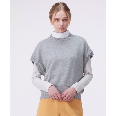 ランバン スポール LANVIN SPORT ボリュームシルエットニットベスト