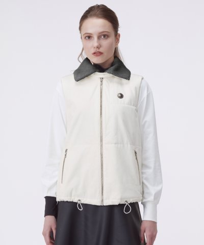 ランバン スポール LANVIN SPORT 中わたアウターベスト【HEAT N
