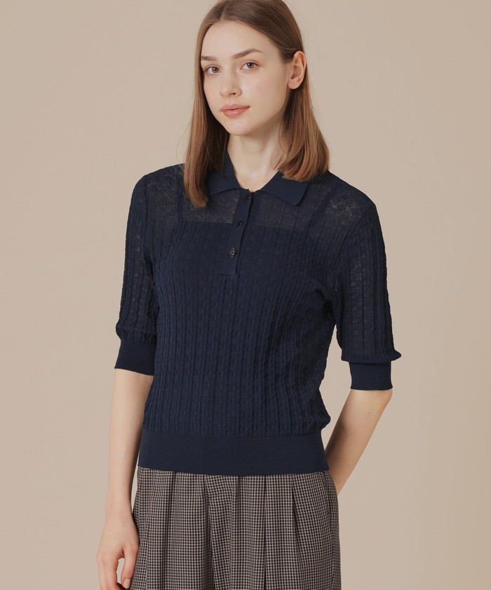 美品❤️マッキントッシュロンドン ネイビーニット ブルー系｜ニット・セーター｜MACKINTOSH LONDON