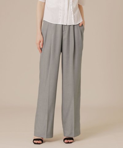 ファインキュプラポリエステルパンツ