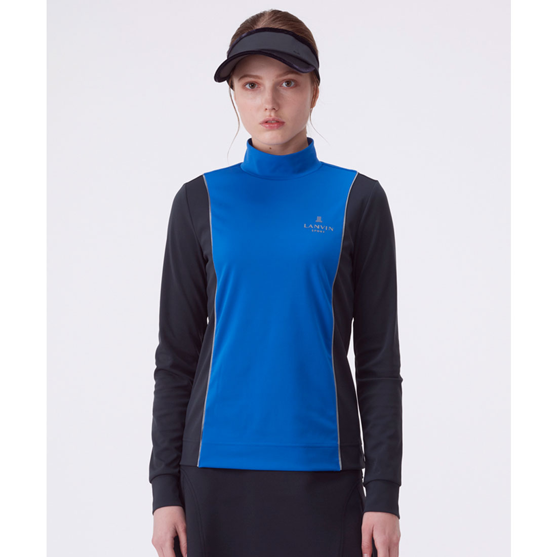 ランバン スポール LANVIN SPORT モックネックブロッキング長袖