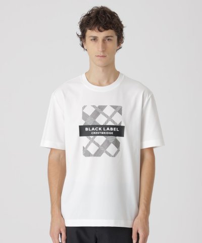 【一部店舗限定】シャドーバイアスチェック ロゴプリントTシャツ