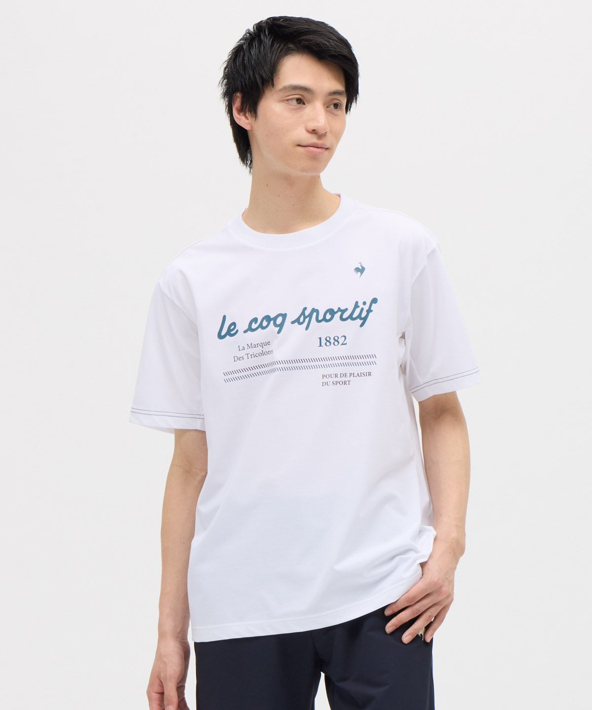 lecoqsportif(ings) ルコックスポルティフ le coq sportif ヘランカ半袖Tシャツ ホワイト M lecoqsportif(ings) ルコックスポルティフ le coq sportif ヘランカ半袖Tシャツ ホワイト M