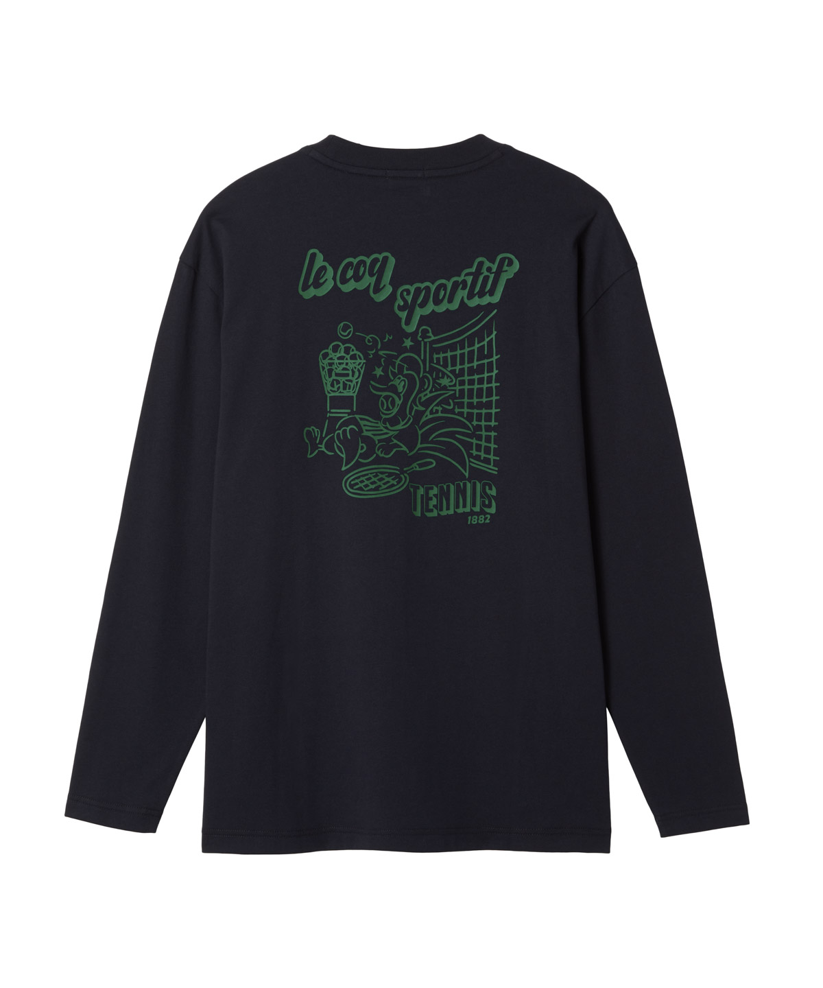 lecoqsportif(ings) ルコックスポルティフ le coq sportif グラフィック長袖Tシャツ ネイビー XO lecoqsportif(ings) ルコックスポルティフ le coq sportif グラフィック長袖Tシャツ ネイビー XO