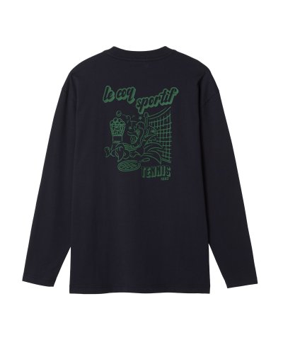 ルコックスポルティフ le coq sportif グラフィック長袖Tシャツ